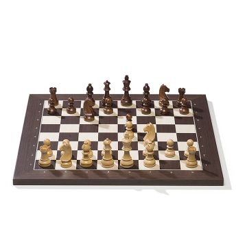 DGT e-Board USB Wenge/Maple with Timeless pieces (electronic chessboard)