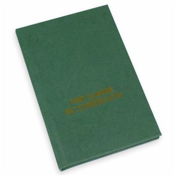 Hard cover scorebook - green