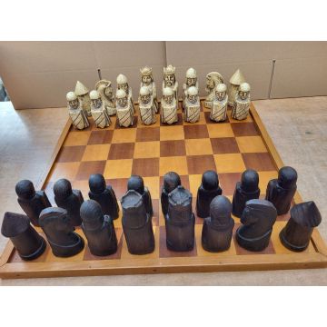 Antique Spanish chess set