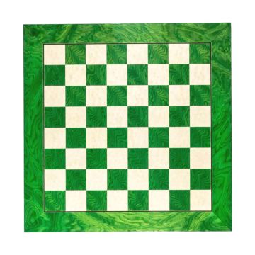 High gloss chessboard green 50 cm - squares 50 mm (#5)