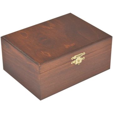 Chess box stained - up to size 5 pieces