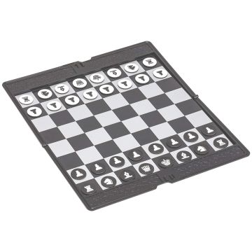 Foldable pocket magnetic chess set 20 x 17 cm