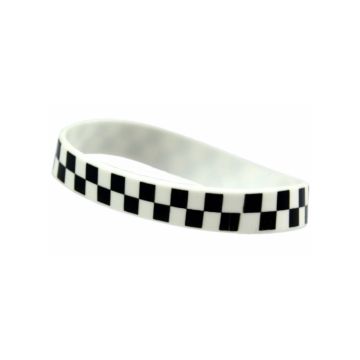 Bracelet white checkered