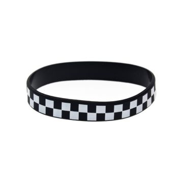 Bracelet black checkered