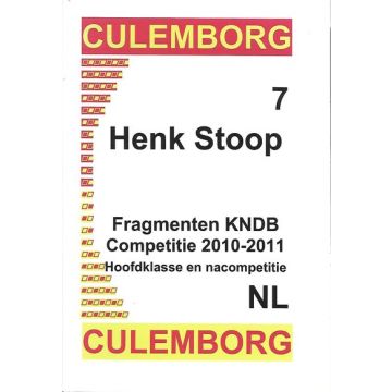 Culemborg 07 Fragmenten KNDB competitie 2010-2011 Hoofdklasse en nacompetitie - H. Stoop