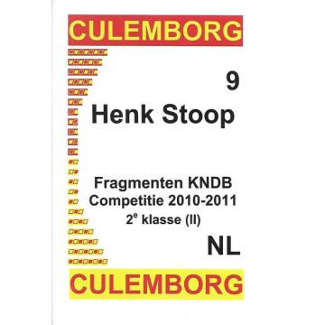Culemborg 09 Fragmenten KNDB competitie 2010-2011 2e klasse (II) - H. Stoop