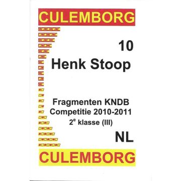 Culemborg 10 Fragmenten KNDB competitie 2010-2011 2e klasse (III) - H. Stoop