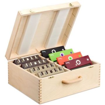 Wooden box for 8 chess clocks DGT XL or DGT Easy (plus)