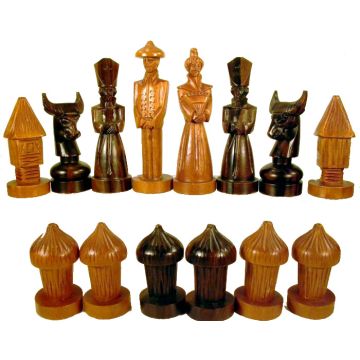 Maria Clara chess set - 1960s - Philippines