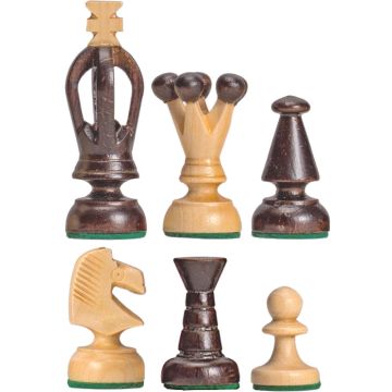 Small pearl chess pieces 65 mm (#2)