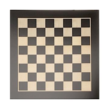 Chessboard sycamore maple, natural and black 50 cm - squares 50 mm - size 5