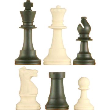 Chess pieces Staunton silicone - king height 95 mm