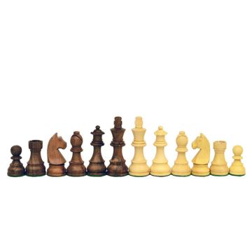 Wooden Chess Pieces No: 6, KH 96 mm, Classic Staunton (acacia)