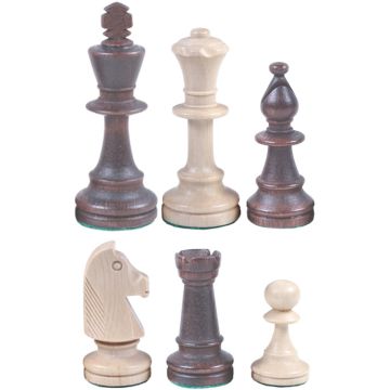 Chess pieces Staunton wood - king height 98mm