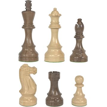 Super Lardy weighted - polished chikri and palisander - king height 150 mm